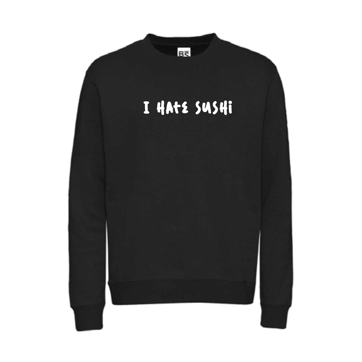 Felpa nera I Hate Sushi